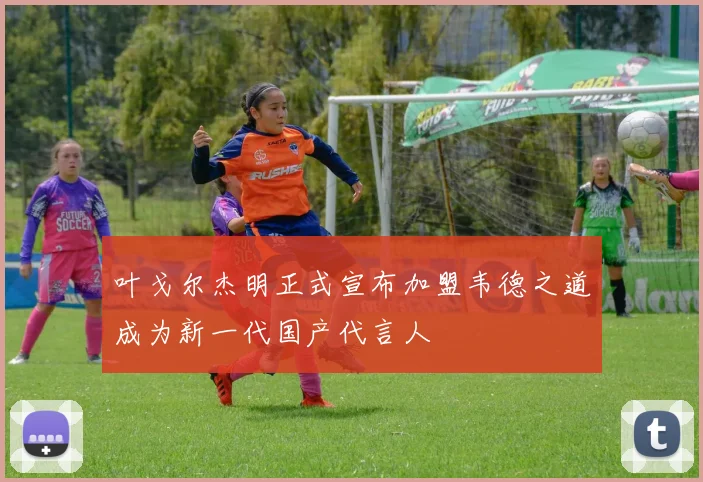 叶戈尔杰明正式宣布加盟韦德之道成为新一代国产代言人